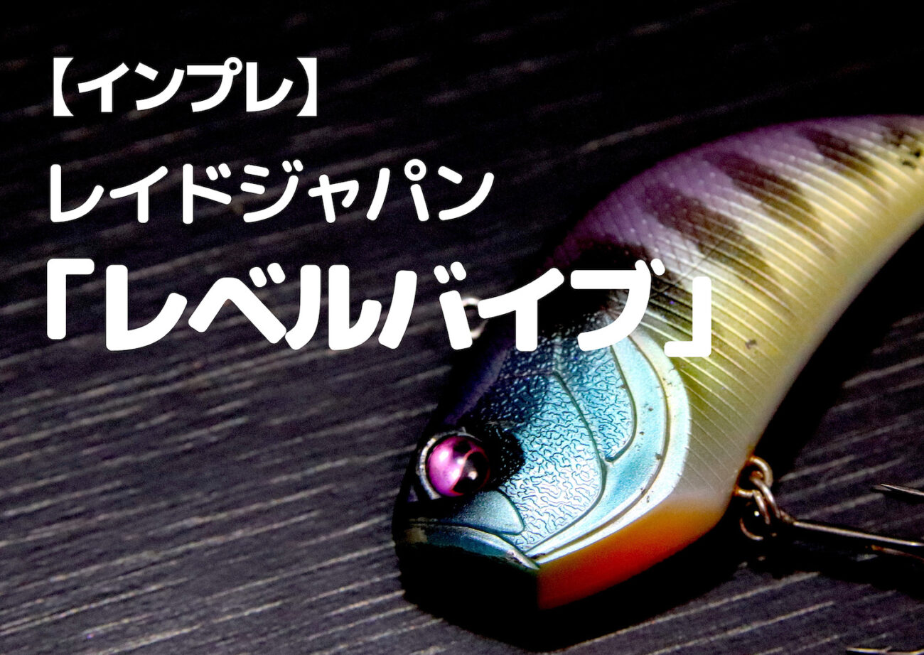 インプレ レイドジャパン レベルバイブ カッ飛びのスレバスキラー 金森隆志氏が語る 54ミリのコンパクトバイブレーションの有効性