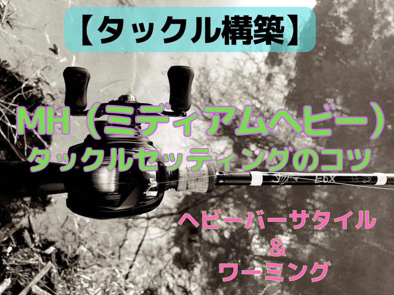 バス釣り Mh ミディアムヘビー タックルの組み方 ヘビーバーサタイル ワーミング 2パターンを紹介