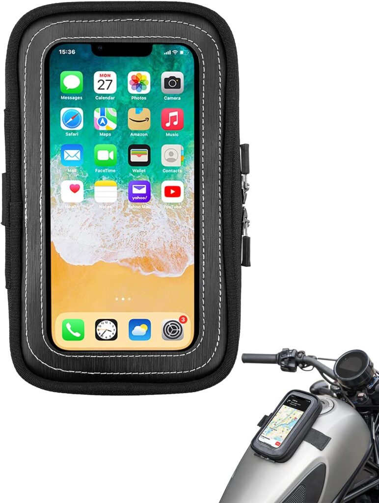 人気ブランド バイク用 防水 スマホ タンクバッグ Ｖ−ロッド VRSCA マグネット取付 ナビ タッチパネル対応 スマートフォン 